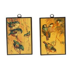 Vintage Wall Art - Vintage Harry Rountree 70's Laquered Wall Hangings Vintage Wall Art - Vintage Harry Rountree 70's Laquered Wall Hangings